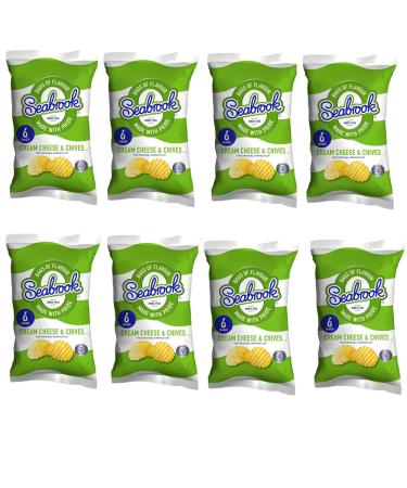 Various Flavor Crisps Chips 6 Pack x 25g (Cream Cheese & Chives 08 Packs(48 mini bags)) - Buy Online on GoSupps.com