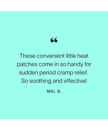 Cora Heat Relief Patch | Adhesive Cramp Soother with Activated Carbon Heat for 8 Hours | Targeted Pain Relief for Menstrual Cramps - Buy Online on GoSupps.com