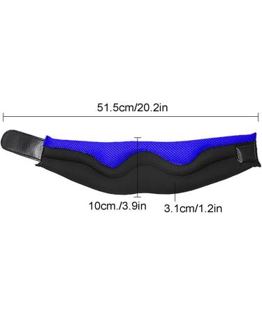 Anulely Schwam Halskrause - Soft Neck Collar for Relief | Comfortable Neck Wrap for Men & Women | Perfect for Sleeping Working & Traveling - Collarage Blue - Buy Online on GoSupps.com