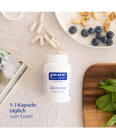 Pure Encapsulations All-in-One Multivitamin | 60 Vegetarian Capsules for Everyday Health - Buy Online on GoSupps.com