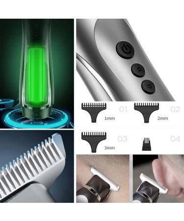 USB Rechargeable Nose Hair Trimmer - 4 in 1 Men's Grooming Kit | Painless Ear & Nose Hair Remover for Optimal Care - Buy Online on GoSupps.com