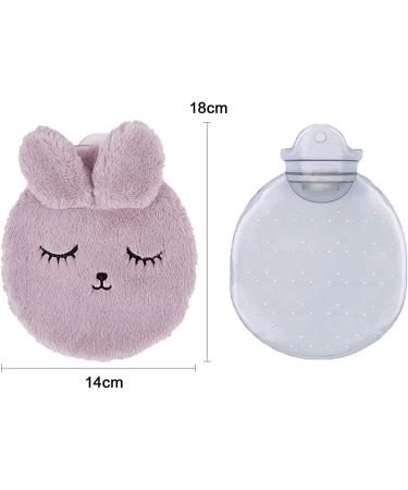 Komunj Hot Water Bottle with Fluffy Cover - Removable & Washable for Kids & Adults - Perfect for Cozy Comfort - Buy Online on GoSupps.com