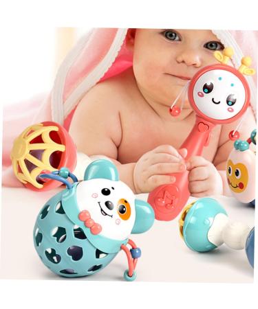 Bestonzon Bite Ring for Toddlers | Sensory Tea Tank Rattles & Handwritten Toys Ideal Baby Teething Tool - Buy Online on GoSupps.com