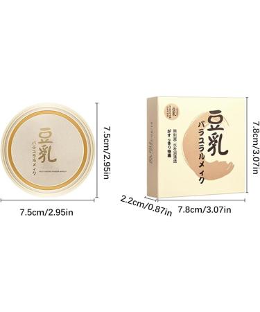 Concealing and Setting Soy Milk Powder Long Lasting Oil Control Face Foundation Waterproof Anti-Sweat Foundation Soy Milk Powder Foundation F - Buy Online on GoSupps.com