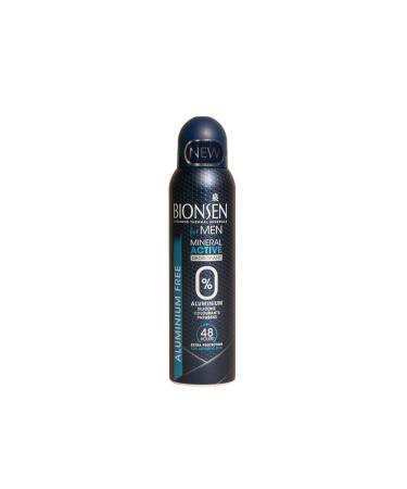 Bionsen Mineral Active for men spray | |Japanese Minerals | 48 Hrs Protection |150ml