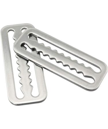 ZRM&E Weight Belt Retainer 2PCS - 316 Stainless Steel Webbing Keeper - Buy Online on GoSupps.com