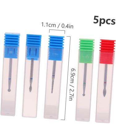 Beaupretty Drill Acrylic Nails Nails Cuticle Tools Polish Cuticle Manicure nail tool Manicure Pedicure Diamond Carbide Nail Art Drill Bit diamond drill bits ceramic tools head Tools - Buy Online on GoSupps.com