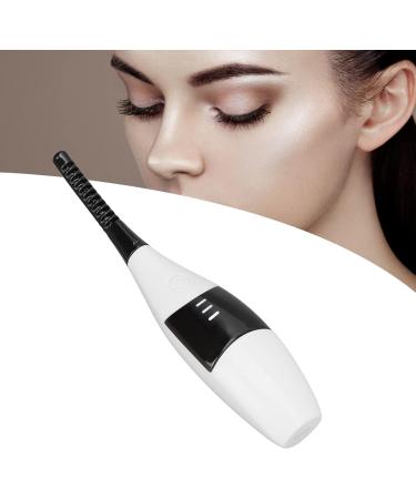 Qukaim Electric Lash Curler Electric Heated Eyelash Curler 3 Temperature Gears USB Rechargeable White - Buy Online on GoSupps.com