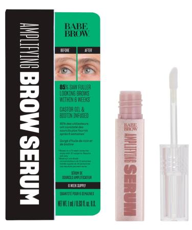 Babe Original Eyebrow Serum For Thicker Brows - Brow Serum with Castor Oil Biotin Repairing Amino Acids 0.03 Fl Oz (Pack of 1)