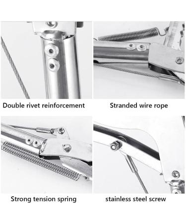 KENANLAN Snake Tongs 63 * 13 * 4 Heavy Duty Snake Tongs Reptile Eel Claw Catcher Stainless Steel Garbage Clip Wide Jaw Handling Pliers - Buy Online on GoSupps.com