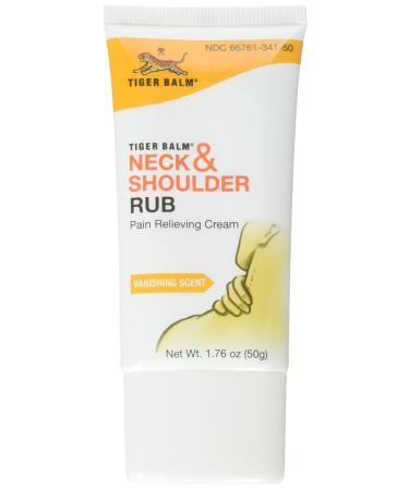 Tiger Balm Neck and Shoulder Rub net wt 1.76 oz 1.76 Ounce