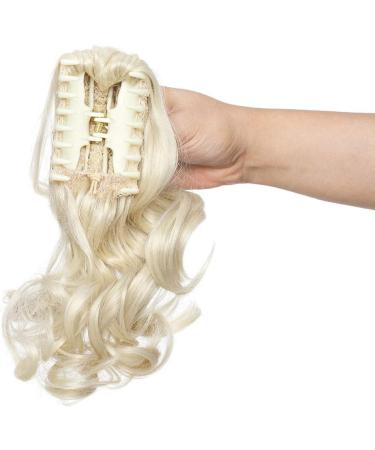 Long Claw Clip Ponytail Hair Extension - Bleach Blonde 12 - Buy Online on GoSupps.com