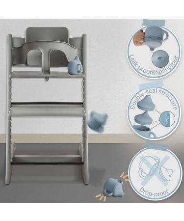 Silicone Baby Sippy Cup | Moonkie 3 Stages Training Cup for Infants, Toddlers, Kids | Straw Cup Baby Water Bottle 4 oz - Buy Online on GoSupps.com