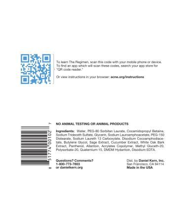 Acne.org Cleanser - 8 Oz. - Buy Online on GoSupps.com