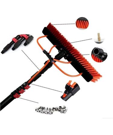 Telescopic Window Cleaner Water Fed Pole Kit Window Cleaning Brush Water Fed Brush Water Fed Cleaning System Outdoor Window Cleaner Cleaning Tool For Window Glass (24ft/7.2m) - Buy Online on GoSupps.com