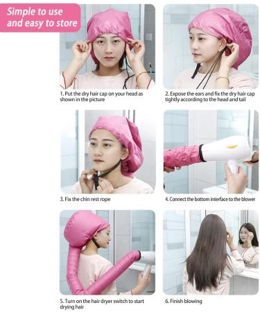 JYCC No Rough Knotted Shapeless Hair Dryer Cap Which Can Quickly Dry The Hair. Elegant Soft Hat Hood Hair Dryer Accessory Portable Hair Dryer Hair Hood(Color:Black) - Buy Online on GoSupps.com