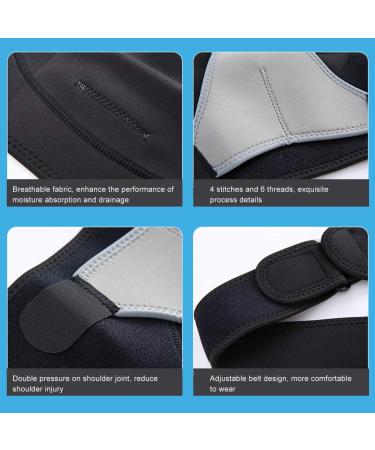 Shoulder Stability Brace with Pressure Pad | Adjustable Support for Men & Women - Right Shoulder Protector - Buy Online on GoSupps.com