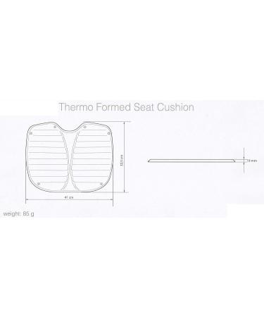 H2o Kayaks Thermoformed Seat Cushion - Comfort and Support for Paddlers - Buy Online on GoSupps.com