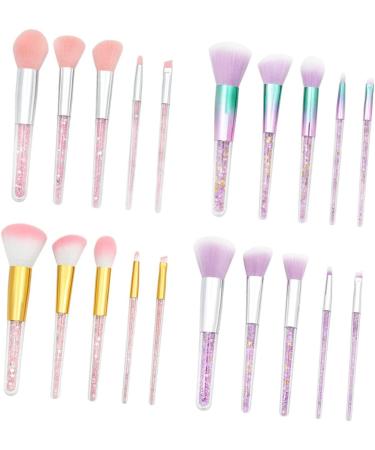 Housoutil 5 Set Powder Mineral Brush Makeup Face Brushes Purple Blush Makeup Brush Kit Diamond Makeup Brushes Women s Suits Blush Brush Foundation Makeup Brushes Eye Brush Major 16x3cm Purple 01 - Buy Online on GoSupps.com