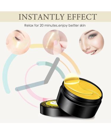 GILVOS 24k Gold Under Eye Patches for Puffy Eyes, Dark Circles & Wrinkles - Skin Care Eye Treatment - Buy Online on GoSupps.com