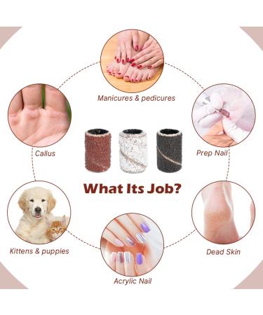 300PCS HUIANER Nail Sanding Belts Set for Nail Drill Bits - 80#120#180# - Manicure Tools - Buy Online on GoSupps.com