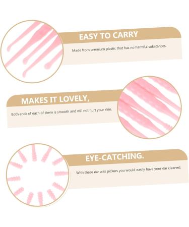 Ipetboom 12Pcs Plastic Wax Cleaner Tool Smooth Edges for Safe Use Easy to Carry Wax Tool for Cleaning - Buy Online on GoSupps.com