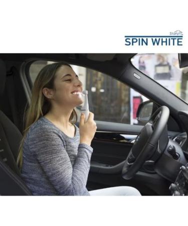 SPIN WHITE - VENTEO - Professional Quality Dental Polisher - Teeth Whitening Kit - 360 Rotation Action - Built-in LED Light - Adjustable Mode with 2 Speeds - Buy Online on GoSupps.com