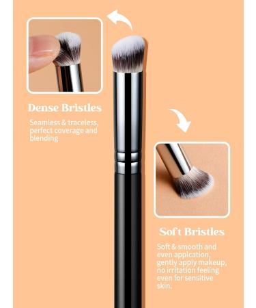EIGSHOW Concealer Brush - Professional Under Eye Makeup Brush for Flawless Coverage | Mini-E873 for Cream Powder & Liquid - Buy Online on GoSupps.com