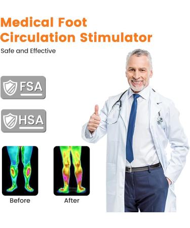 Buy Cordless EMS Foot Massager Neuropathy Pain Relief & Improved Circulation | FSA HSA Eligible - Buy Online on GoSupps.com