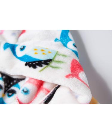XINNE Boys Girls Soft Bathrobe - Cute Owl Pattern Flannel Hoodie Sleepwear for Toddlers & Babies - Cozy Pajamas for Kids - Buy Online on GoSupps.com