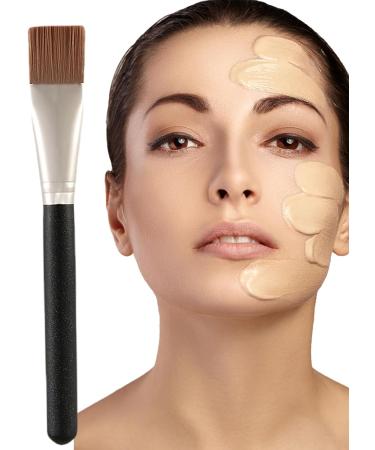 Masque Brush Square Brushes for Blending Liquid Cream - Cosmetic Supplies for Foundation Foundation Cream Pre-Makeup Masque Cream Concealer Pochy - Buy Online on GoSupps.com