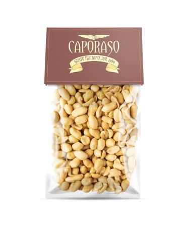 Caporaso dal 1960 Salted roasted peanuts natural dried fruit snacks for appetizers (200 grams)
