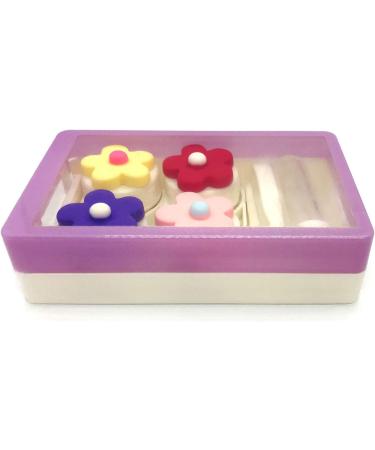 LCFALO Contact Lens Case - Portable Eye Organizer with Embroidery Tool Set | Travel Solution for Cute Contact Lens Care - Buy Online on GoSupps.com