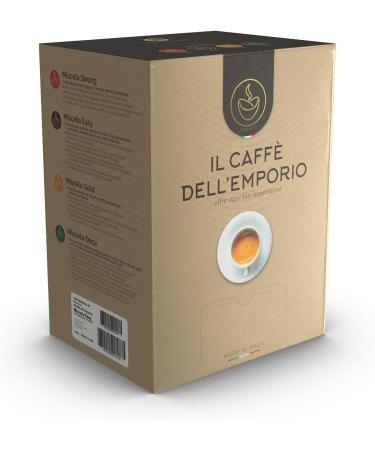  Il caffe' dell'emporio Le Caf de l'Emporio Blend Easy Blu Classic Caffe Capsules Compatible with Bialetti (Super Mokona Gioia and others) (300) - Buy Online on GoSupps.com