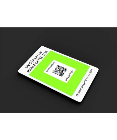 QuantaDose Multi-Wavelength Bi-Luminescent UVA/UVB/UVC/Far-UVC Light Test Card - Buy Online on GoSupps.com