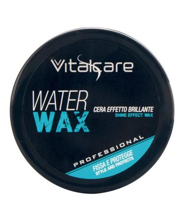 Water Wax - Cera con Effetto Brillante Cera per Capelli Uomo Professionale per Capelli pi Scolpiti e Definiti 100 ml (3.3 Fl Oz) 1 unit Made in Italy