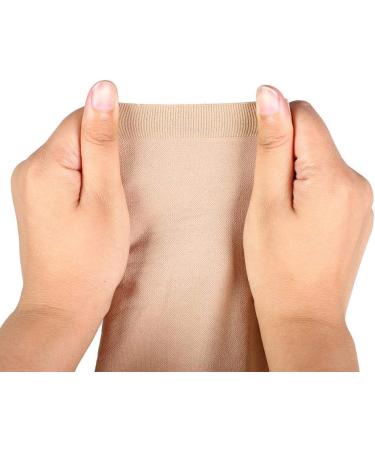 Calf Compression Sleeves for Men & Women - Two-Stage Elastic Compression Stockings for Varicose Veins - Beige XL for Sports & Work - Buy Online on GoSupps.com