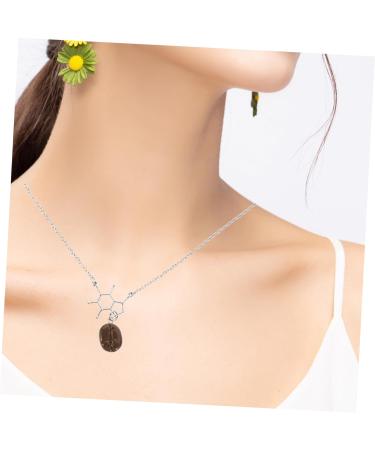 HAPINARY Women Necklaces Trendy Coffee Use for Necklace Necklaces Pendant Women Jewelry Bean Lover Girl Women Necklace Jewelry - Buy Online on GoSupps.com