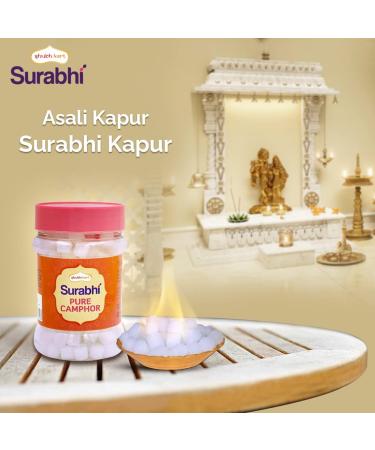 Shubhkart Surbhi Camphor - 100 Grams Pure White Camphor for Home & Wellness | International Shipping - Buy Online on GoSupps.com