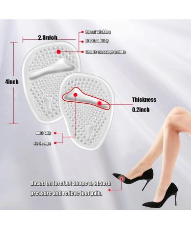 3 Pairs Heel Cushion Inserts & Metatarsal Pads for Improved Shoe Fit & Comfort | Reduce Pain, Prevent Blisters | Men & Women | Ideal for Special Events - Buy Online on GoSupps.com