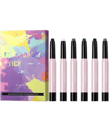 Creamy Shimmer Matte Eyeshadow Stick - Shimmer Matte Waterproof Eyeshadow Pencils - Cosmetic Makeup Eyeshadow Pencils for Women M/l 2 Teams - Buy Online on GoSupps.com