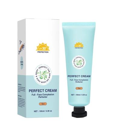 Palaufr All Over Complexion Perfector SPF 30 Long Lasting Cream Foundation CC 100ml for Legs Arms Feet Neck & Hands