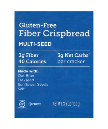GG Exceptional Fiber Gluten-Free Crackers 3.5 Oz - Pack of 15 | Multi-Seed Snack - Buy Online on GoSupps.com