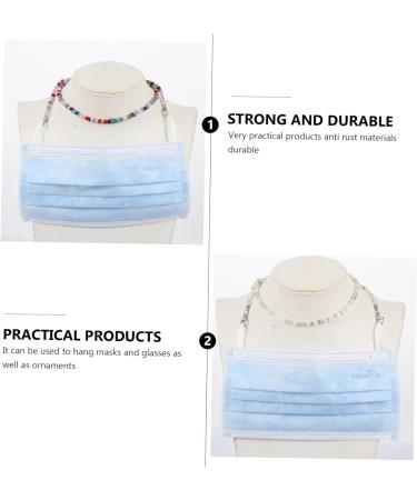 Buy Hapinary Adjustable Glasses Mask Chain - 2 STK Bead Lanyard Portable & Multifunctional Design for Eyeglasses & Masks - International Shipping Available - Buy Online on GoSupps.com