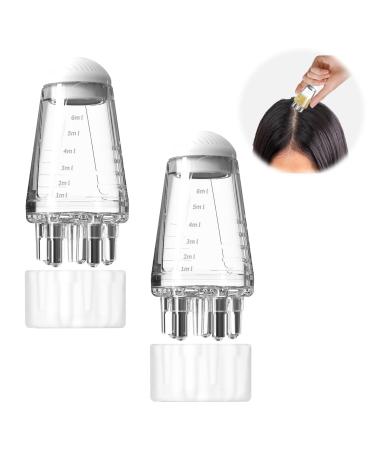 Hair Oil Applicator Bottle| 6ml Hair Massage Comb with Roller Ball| Portable Root Comb Applicator Bottle for Hair| Hair Scalp Applicator| Liquid Dispenser for Enhanced Hair Growth & Scalp Health (2)