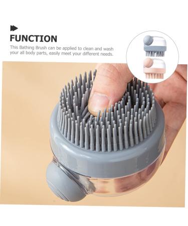 FOMIYES Massage Shampoo Brush Bath Scrubber - 6 Pcs Silicone Scalp & Body Exfoliator Set - Buy Online on GoSupps.com