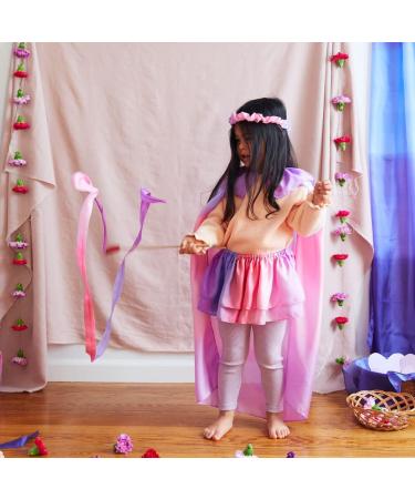 Sarah's Silks 8ft Heart Silk Streamer Ribbon Dancer Wand - 100% Real Silk, Baltic Birch Wood - Buy Online on GoSupps.com