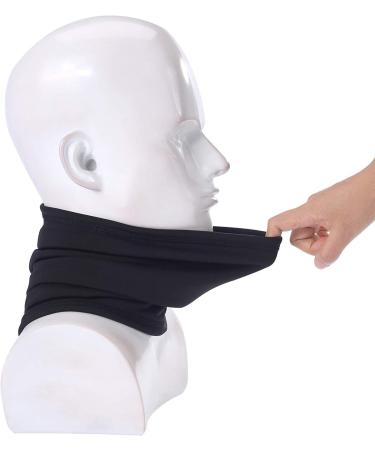 AUGCOMRE LOOP SELECTION Black Multifunction Windproof Scarf | Thermal Fleece Neck Warmer for Winter Sports Cycling & Skiing - Buy Online on GoSupps.com