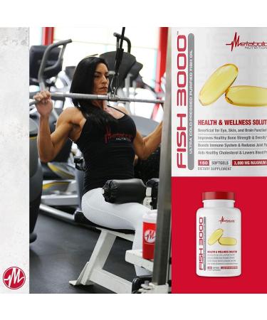 Metabolic Nutrition Fish 3000 (180count) - Buy Online on GoSupps.com