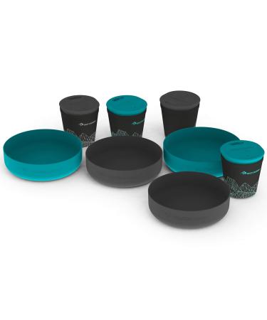 Sea to Summit Delta Light 4-Person Camp Dinnerware Set